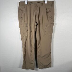 Clothing Arts P^cubed Cargo Pants Mens 38x32 Tan Pick-Pocket Proof Travel